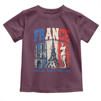 France Soccer Fan Passion Toddler T Shirt Fierté Football French Supporter Gift
