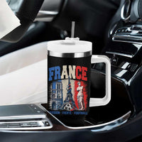France Soccer Fan Passion Tumbler With Handle Fierté Football French Supporter Gift