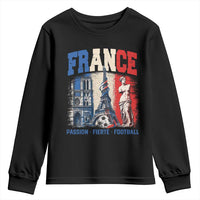 France Soccer Fan Passion Youth Sweatshirt Fierté Football French Supporter Gift