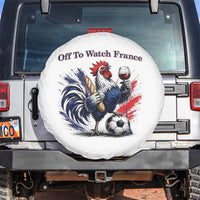 Funny French Rooster Soccer Fan Spare Tire Cover Off To Watch France