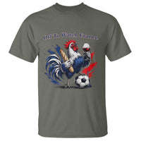 Funny French Rooster Soccer Fan T Shirt Off To Watch France