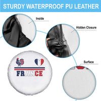 Patriotic France Soccer Fan Spare Tire Cover Fierté Football Française