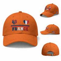 Patriotic France Soccer Fan Baseball Cap Fierté Football Française