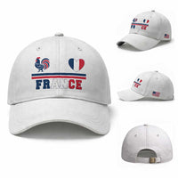 Patriotic France Soccer Fan Baseball Cap Fierté Football Française