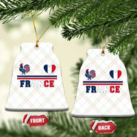 Patriotic France Soccer Fan Ceramic Ornament Fierté Football Française