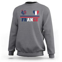 Patriotic France Soccer Fan Sweatshirt Fierté Football Française