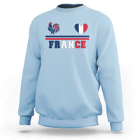 Patriotic France Soccer Fan Sweatshirt Fierté Football Française