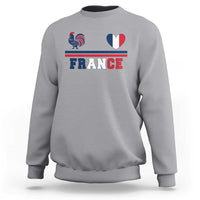 Patriotic France Soccer Fan Sweatshirt Fierté Football Française