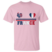Patriotic France Soccer Fan T Shirt Fierté Football Française