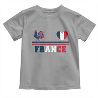 Patriotic France Soccer Fan Toddler T Shirt Fierté Football Française
