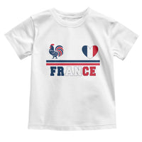 Patriotic France Soccer Fan Toddler T Shirt Fierté Football Française