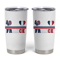 Patriotic France Soccer Fan Tumbler Cup Fierté Football Française
