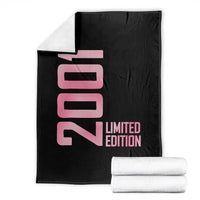 Vintage 25th Birthday Limited Edition 2001 Gift Throw Blanket