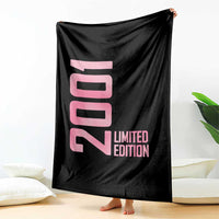 Vintage 25th Birthday Limited Edition 2001 Gift Throw Blanket