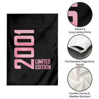 Vintage 25th Birthday Limited Edition 2001 Gift Garden Flag