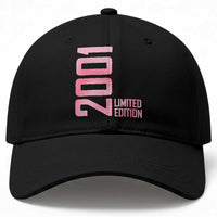 Vintage 25th Birthday Limited Edition 2001 Gift Baseball Cap