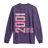 Vintage 25th Birthday Limited Edition 2001 Gift Long Sleeve Shirt