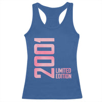 Vintage 25th Birthday Limited Edition 2001 Gift Racerback Tank Top