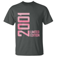 Vintage 25th Birthday Limited Edition 2001 Gift T Shirt