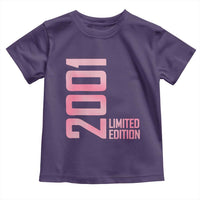 Vintage 25th Birthday Limited Edition 2001 Gift Toddler T Shirt