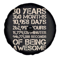 Vintage 30th Birthday Gift Spare Tire Cover 30 Years Of Being Awesome