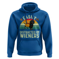 Easily Distracted By Wieners Hoodie Funny Dachshund Dog In A Hot Dog Costume - Wonder Print Shop