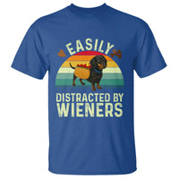 Easily Distracted By Wieners T Shirt Funny Dachshund Dog In A Hot Dog Costume - Wonder Print Shop