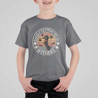 Easily Distracted By Wieners T Shirt For Kid Dachshund Dog Lover Retro Sunset - Wonder Print Shop