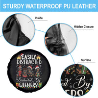 Christmas Dachshund Spare Tire Cover Funny Easily Distracted By Wieners - Wonder Print Shop