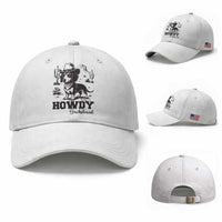 Funny Cowboy Dog Baseball Cap Howdy Dachshund Vintage Western