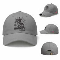 Funny Cowboy Dog Baseball Cap Howdy Dachshund Vintage Western