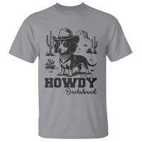 Funny Cowboy Dog T Shirt Howdy Dachshund Vintage Western - Wonder Print Shop