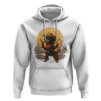 Funny Dachshund Cowboy Hoodie Western Wiener Dog - Wonder Print Shop