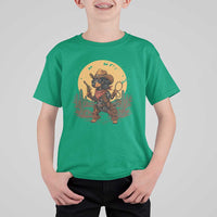 Funny Dachshund Cowboy T Shirt For Kid Western Wiener Dog - Wonder Print Shop