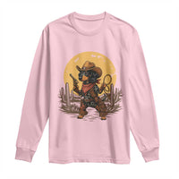 Funny Dachshund Cowboy Long Sleeve Shirt Western Wiener Dog - Wonder Print Shop