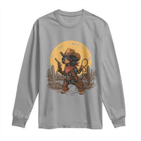 Funny Dachshund Cowboy Long Sleeve Shirt Western Wiener Dog - Wonder Print Shop