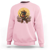 Funny Dachshund Cowboy Sweatshirt Western Wiener Dog - Wonder Print Shop