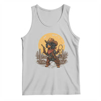 Funny Dachshund Cowboy Tank Top Western Wiener Dog - Wonder Print Shop