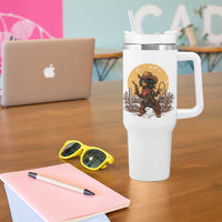 Funny Dachshund Cowboy Tumbler With Handle Western Wiener Dog