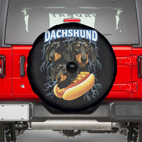 Dog Meme Spare Tire Cover Funny Dachshund Dog In A Hot Dog Costume - Wonder Print Shop