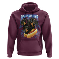 Dog Meme Hoodie Funny Dachshund Dog In A Hot Dog Costume - Wonder Print Shop