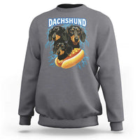 Dog Meme Sweatshirt Funny Dachshund Dog In A Hot Dog Costume - Wonder Print Shop