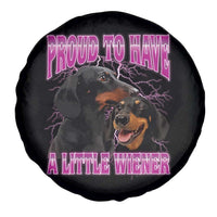 Funny Dachshund Dog Meme Spare Tire Cover Proud To Have A Little Wiener - Wonder Print Shop
