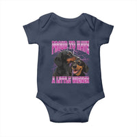 Funny Dachshund Dog Meme Baby Onesie Proud To Have A Little Wiener - Wonder Print Shop