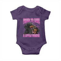 Funny Dachshund Dog Meme Baby Onesie Proud To Have A Little Wiener - Wonder Print Shop