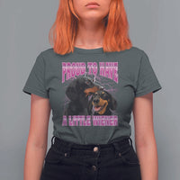 Funny Dachshund Dog Meme T Shirt For Women Proud To Have A Little Wiener - Wonder Print Shop