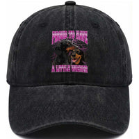 Funny Dachshund Dog Meme Washed Cotton Baseball Cap Proud To Have A Little Wiener