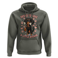 Dachshund Dog Lover Hoodie Proud To Have A Little Wiener - Wonder Print Shop