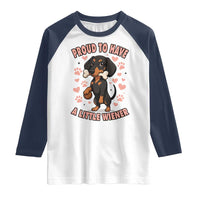 Dachshund Dog Lover Raglan Shirt Proud To Have A Little Wiener - Wonder Print Shop