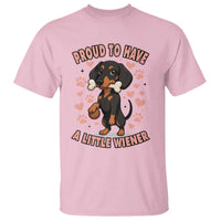 Dachshund Dog Lover T Shirt Proud To Have A Little Wiener - Wonder Print Shop
